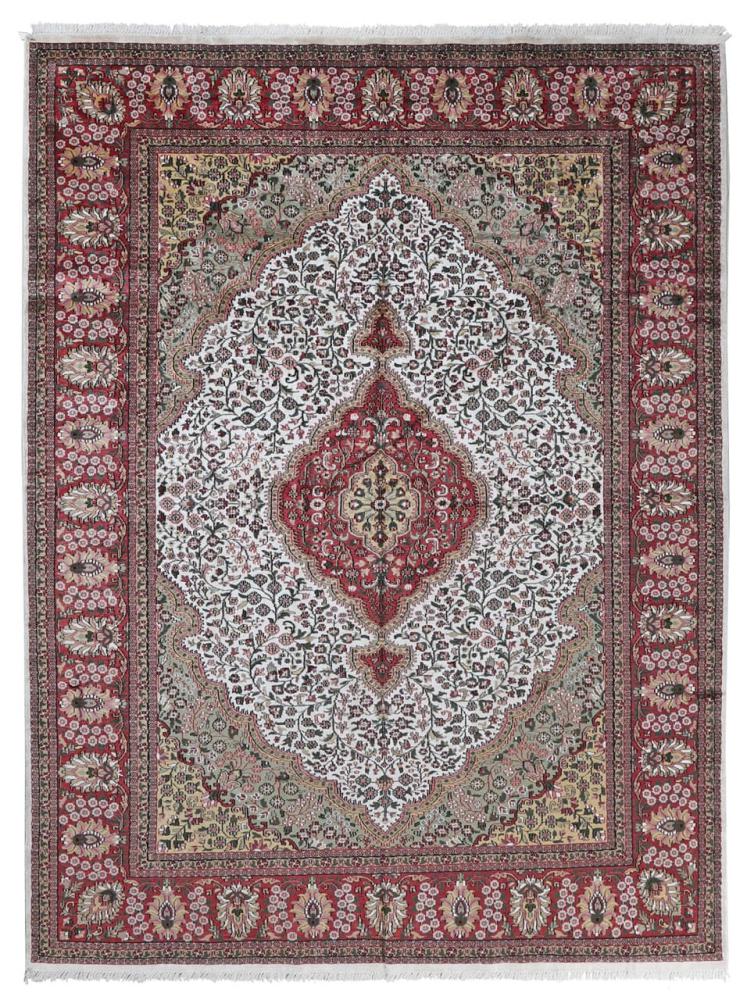 Tapis indien Agra Viskose 320x236 320x236, Tapis persan Noué à la main