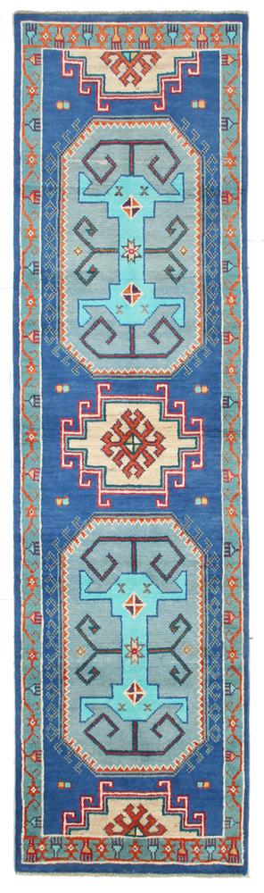 Pakistanilainen matto Kazak 306x81 306x81, Persialainen matto Käsinsolmittu