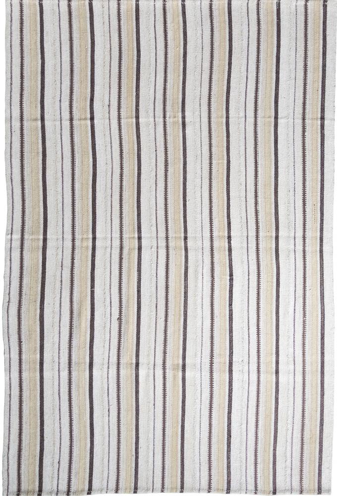 Tapete persa Kilim Fars Mazandaran 8'7"x5'7" 8'7"x5'7", Tapete persa Tecido à mão