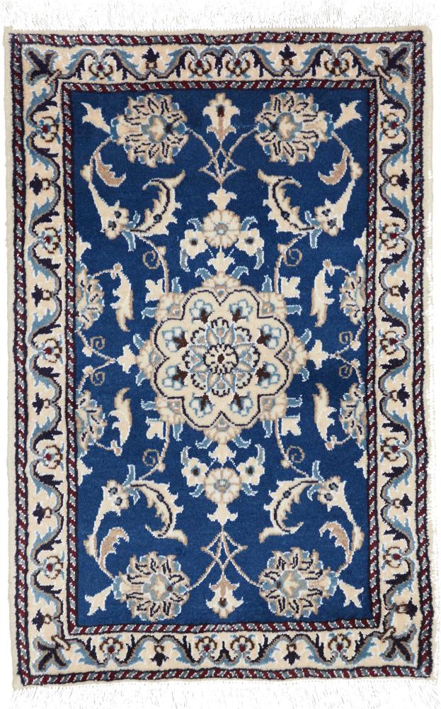 Tapis persan Naïn 91x59 91x59, Tapis persan Noué à la main