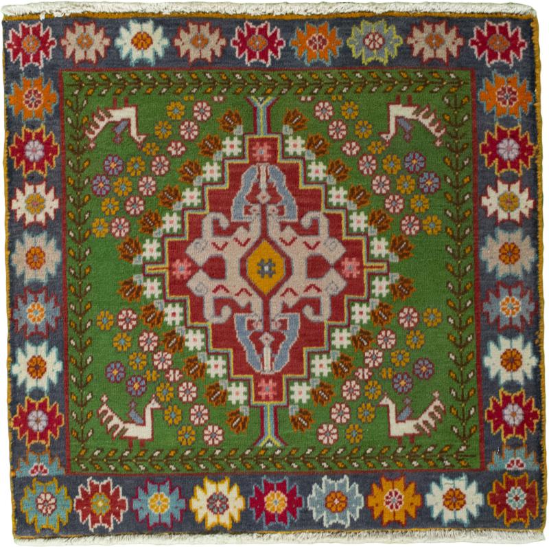 Persian Rug Shiraz 61x63 61x63, Persian Rug Knotted by hand