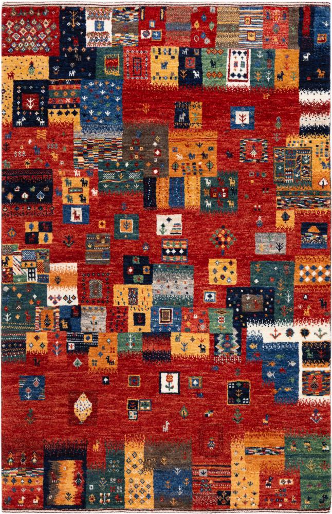 Tappeto persiano Persiano Gabbeh Loribaft Atelier 123x81 123x81, Tappeto persiano Annodato a mano
