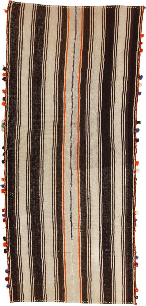 Tapete persa Kilim Fars Ghashghai 264x101 264x101, Tapete persa Tecido à mão