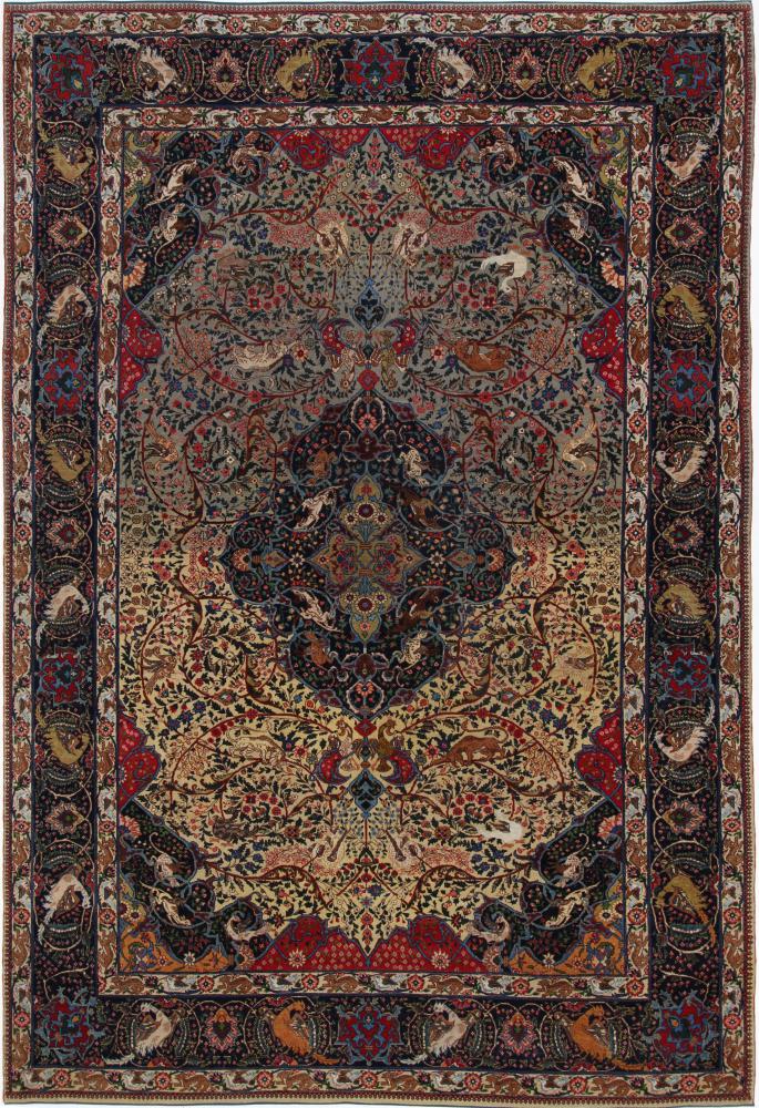 Tapete persa Tabriz Antigo 331x226 331x226, Tapete persa Atado à mão