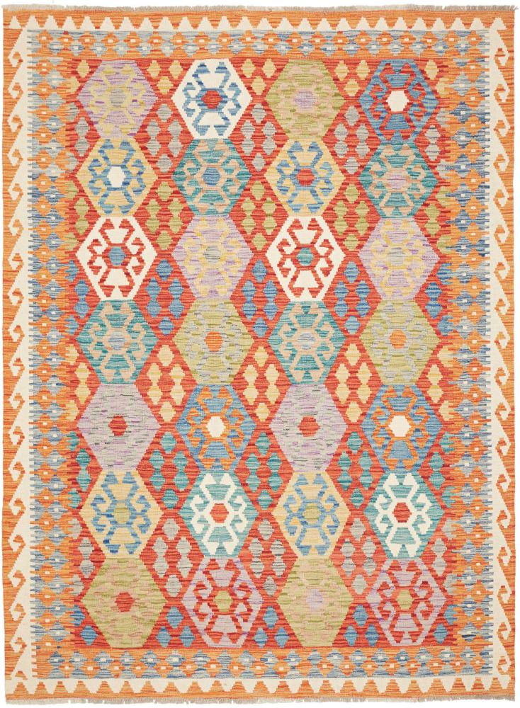 Afghan rug Kilim Afghan 233x175 233x175, Persian Rug Woven by hand