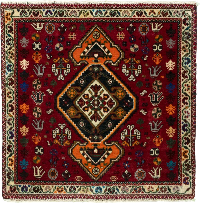 Persian Rug Shiraz 64x64 64x64, Persian Rug Knotted by hand