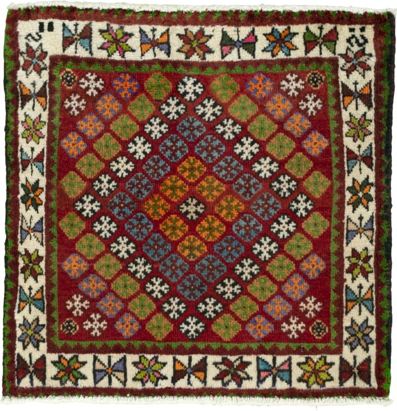 Persian Rug Shiraz 57x55 57x55, Persian Rug Knotted by hand