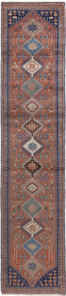 Tapis persan Yalameh 380x84 380x84, Tapis persan Noué à la main