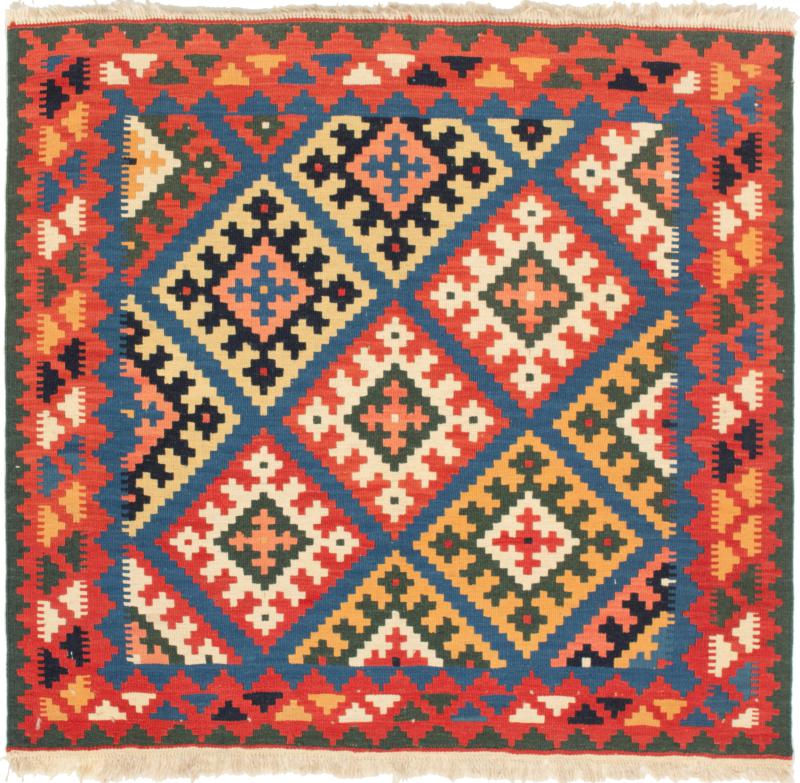 Tapete persa Kilim Fars 105x99 105x99, Tapete persa Tecido à mão