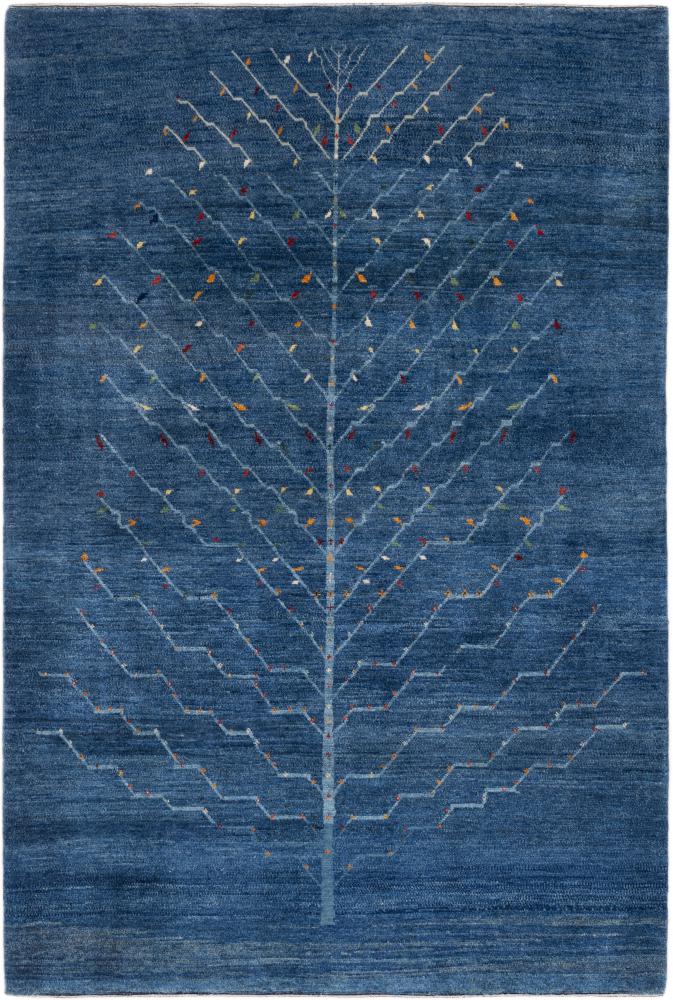 Persian Rug Persian Gabbeh Kashkuli 7'11"x5'5" 7'11"x5'5", Persian Rug Knotted by hand