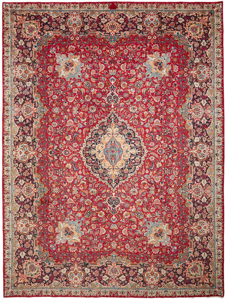 Persian Rug Kaschmar 13'0"x9'10" 13'0"x9'10", Persian Rug Knotted by hand