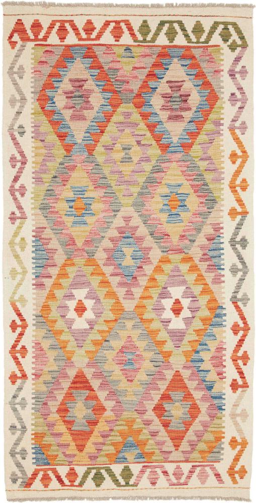 Afgański dywan Kilim Afghan 199x103 199x103, Dywan perski Ręcznie tkany