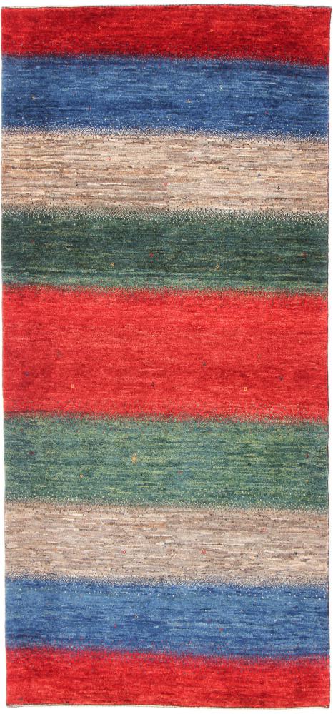Alfombra persa Persia Gabbeh Loribaft Atash 7'0"x3'2" 7'0"x3'2", Alfombra persa Anudado a mano