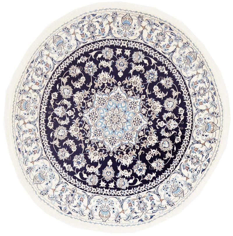 Alfombra persa Nain 199x201 199x201, Alfombra persa Anudado a mano