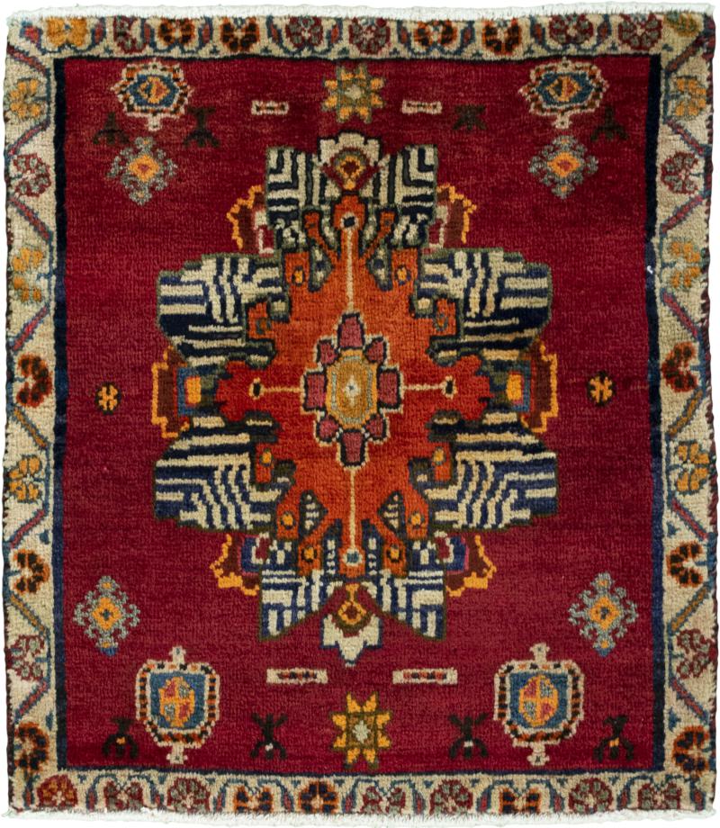 Persian Rug Shiraz 67x63 67x63, Persian Rug Knotted by hand