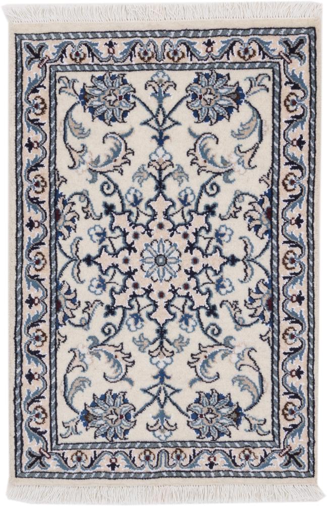 Tapis persan Naïn 91x59 91x59, Tapis persan Noué à la main