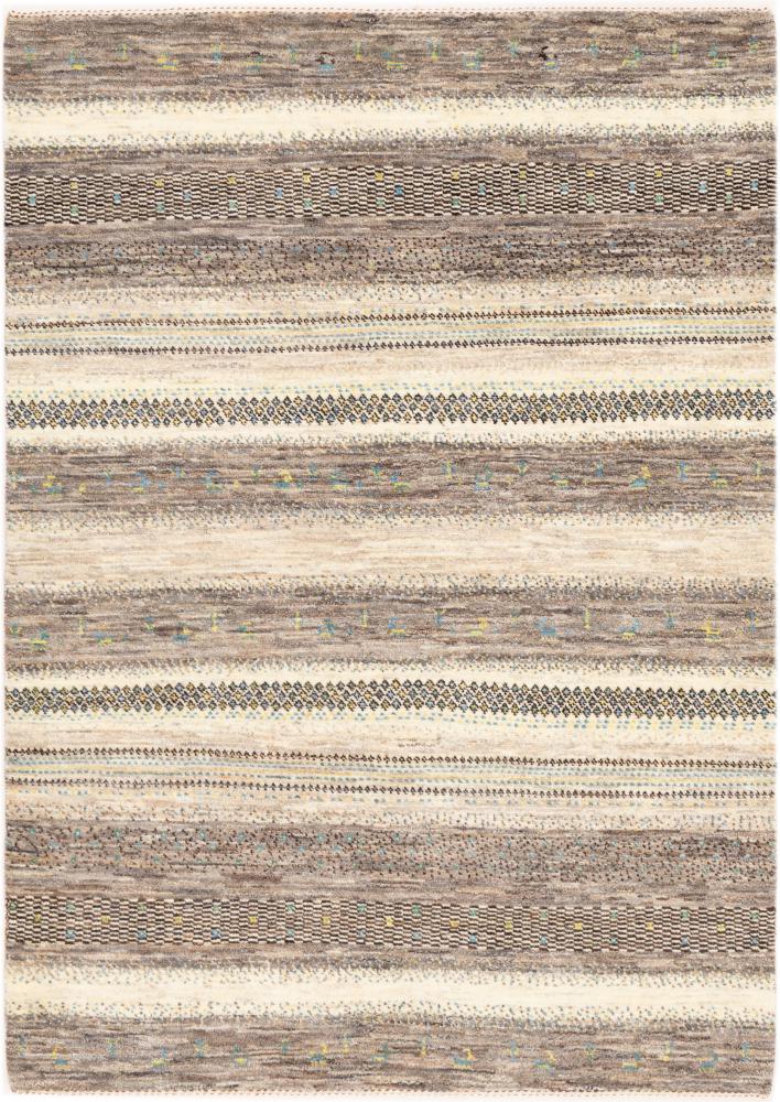 Tapis persan Persan Gabbeh Loribaft Tabiilbaft 175x124 175x124, Tapis persan Noué à la main