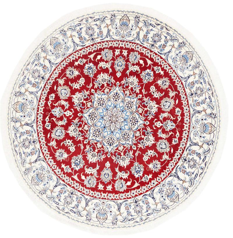 Alfombra persa Nain 201x201 201x201, Alfombra persa Anudado a mano