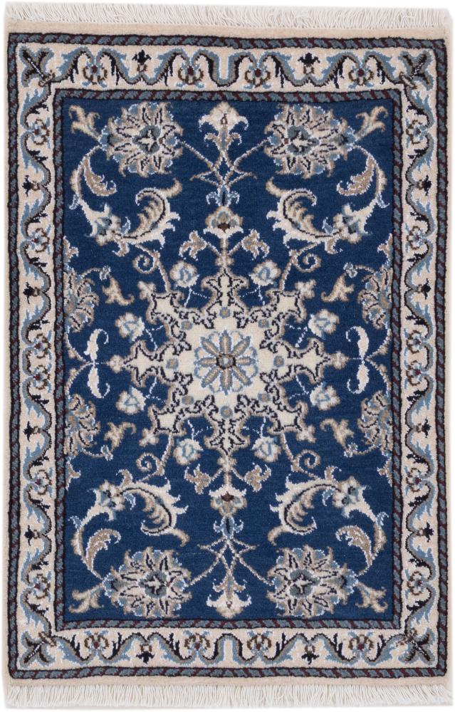 Tapis persan Naïn 91x59 91x59, Tapis persan Noué à la main