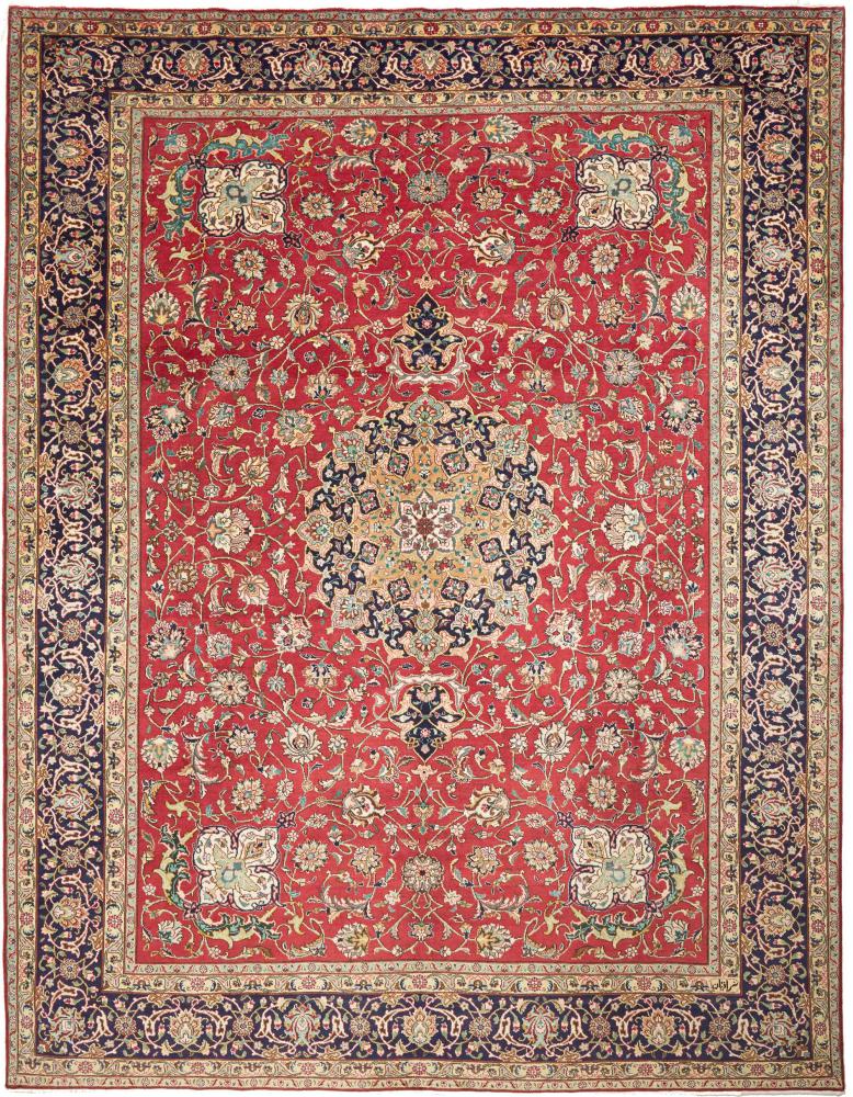 Persian Rug T&auml;briz 399x306 399x306, Persian Rug Knotted by hand