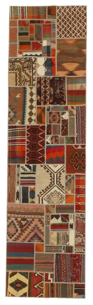 Tapete persa Kilim Patchwork 299x81 299x81, Tapete persa Tecido à mão