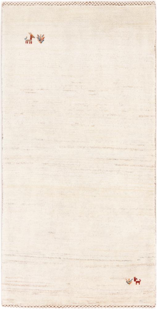 Tapete persa Persa Gabbeh Kashkuli Banafsheh 129x68 129x68, Tapete persa Atado à mão