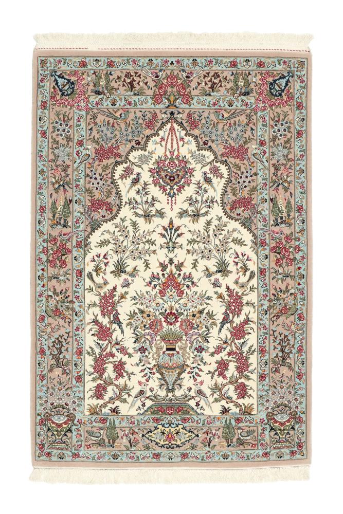 Perzisch tapijt Qum Sherkat 155x106 155x106, Perzisch tapijt Handgeknoopte