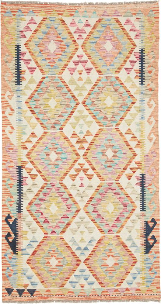 Alfombra afgana Kilim Afghan 192x105 192x105, Alfombra persa Tejido a mano