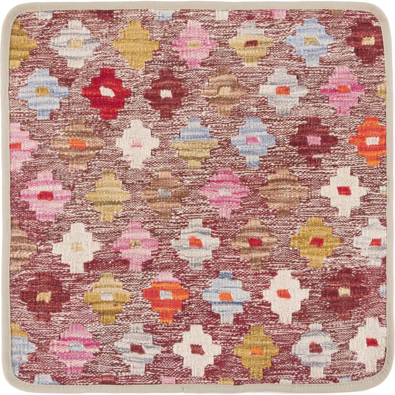 Afghanska mattan Kilim Afghan Kuddfodral 50x50 50x50, Persisk matta Knuten för hand
