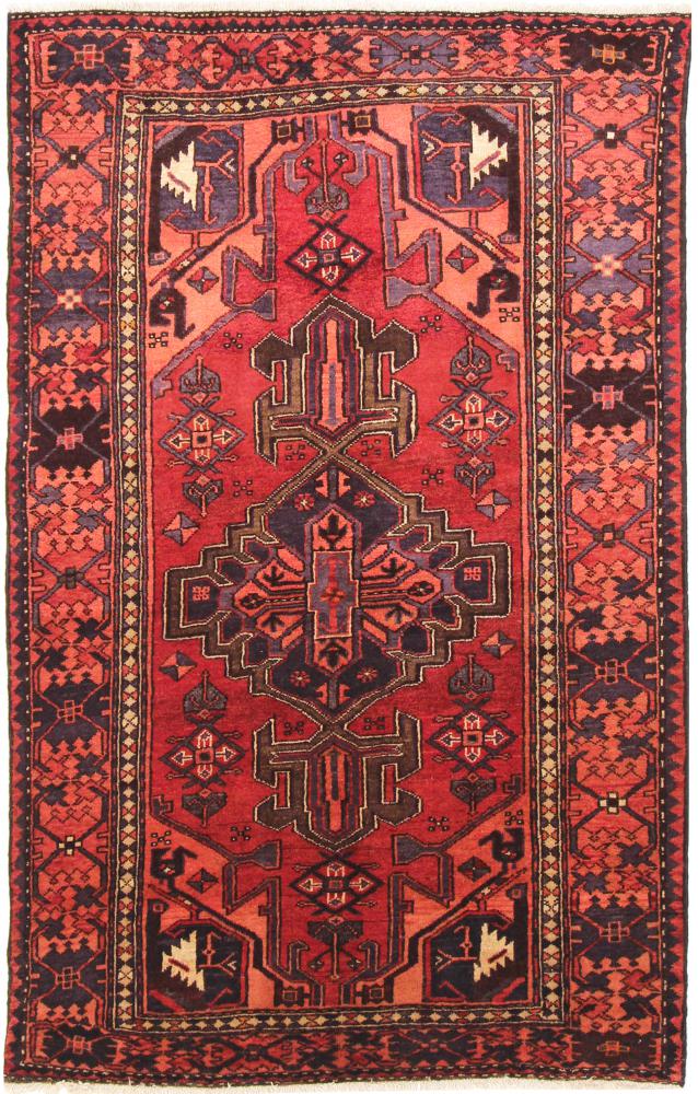 Persisk tæppe Zanjan 203x129 203x129, Persisk tæppe Knyttet i hånden