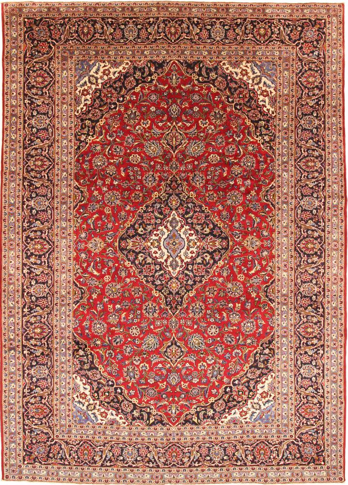 Tapete persa Keshan 409x293 409x293, Tapete persa Atado à mão