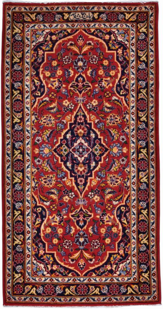 Tapis persan Keshan 134x69 134x69, Tapis persan Noué à la main