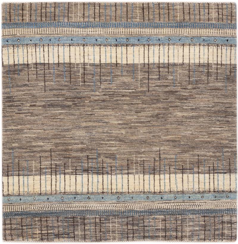 Persialainen matto Persia Gabbeh Loribaft Tabiibaft 132x129 132x129, Persialainen matto Solmittu käsin