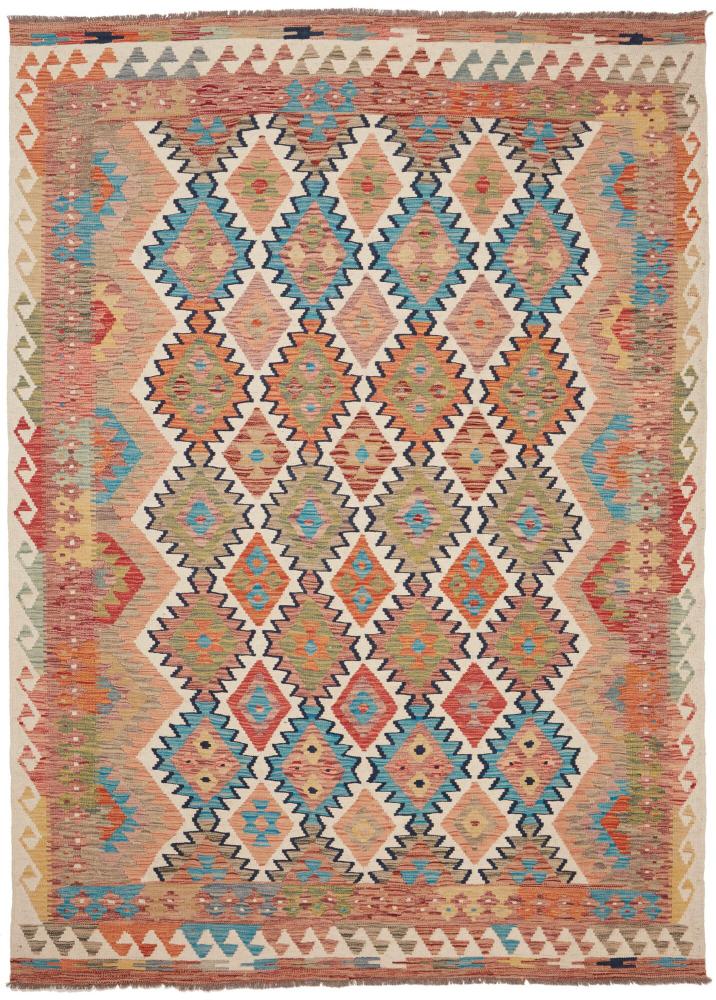 Tapete afegão Kilim Afegão 249x174 249x174, Tapete persa Tecido à mão