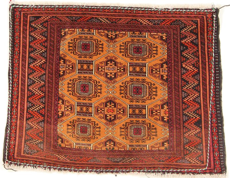 Perzsa szőnyeg Turkaman 2'3"x2'11" 2'3"x2'11", Perzsa szőnyeg Kézzel csomózva