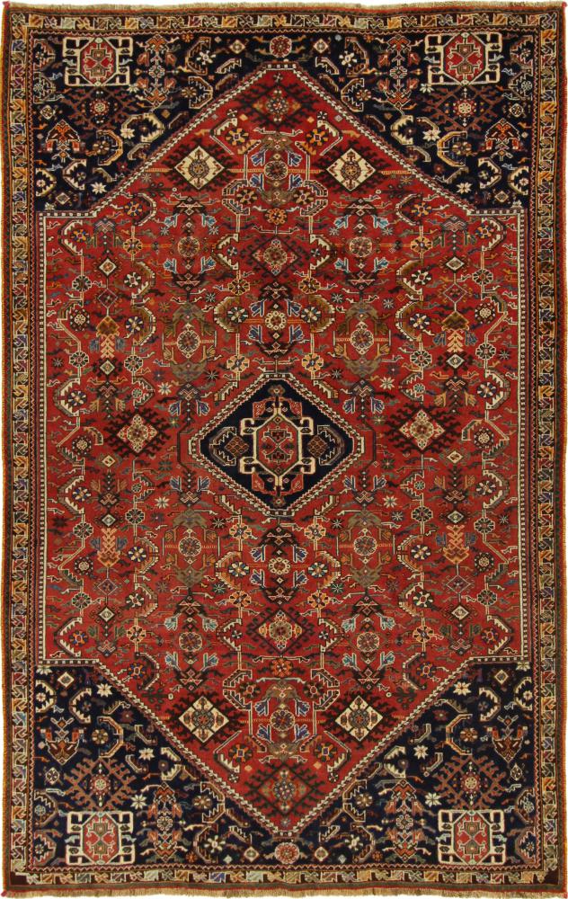  ペルシャ絨毯 Ghashghai 247x158 247x158,  ペルシャ絨毯 手織り