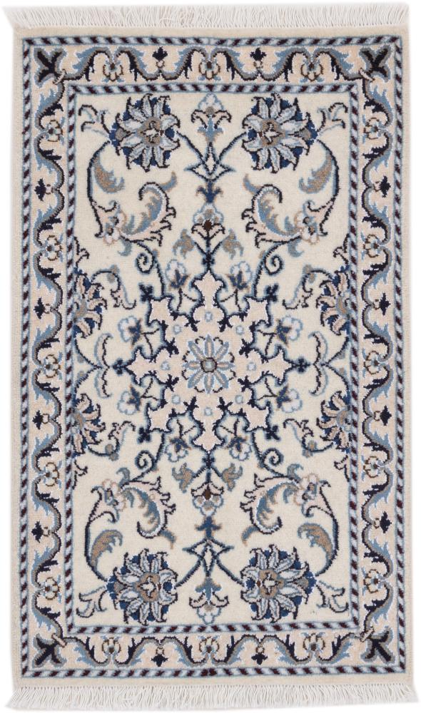 Tapis persan Naïn 91x59 91x59, Tapis persan Noué à la main