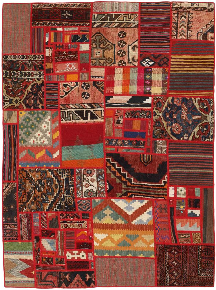 Perzsa szőnyeg Kilim Patchwork 199x141 199x141, Perzsa szőnyeg szőttesek