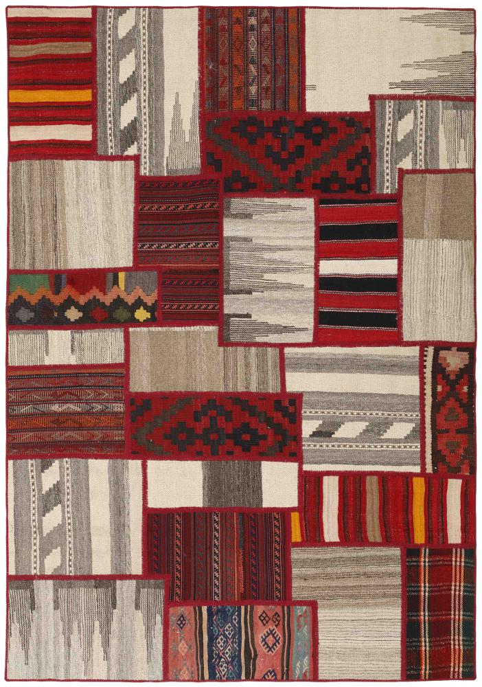 Perzsa szőnyeg Kilim Patchwork 199x141 199x141, Perzsa szőnyeg szőttesek