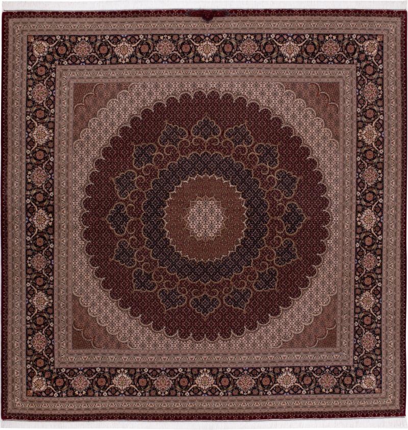 Perzisch tapijt Tabriz 50Raj 253x249 253x249, Perzisch tapijt Handgeknoopte