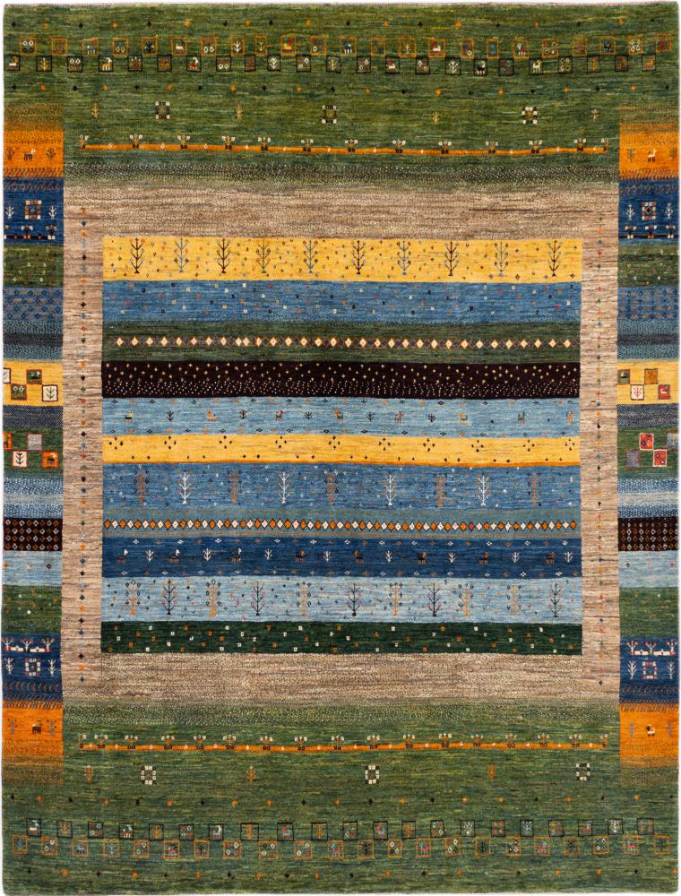 Tapis persan Persan Gabbeh Loribaft Essence 281x214 281x214, Tapis persan Noué à la main