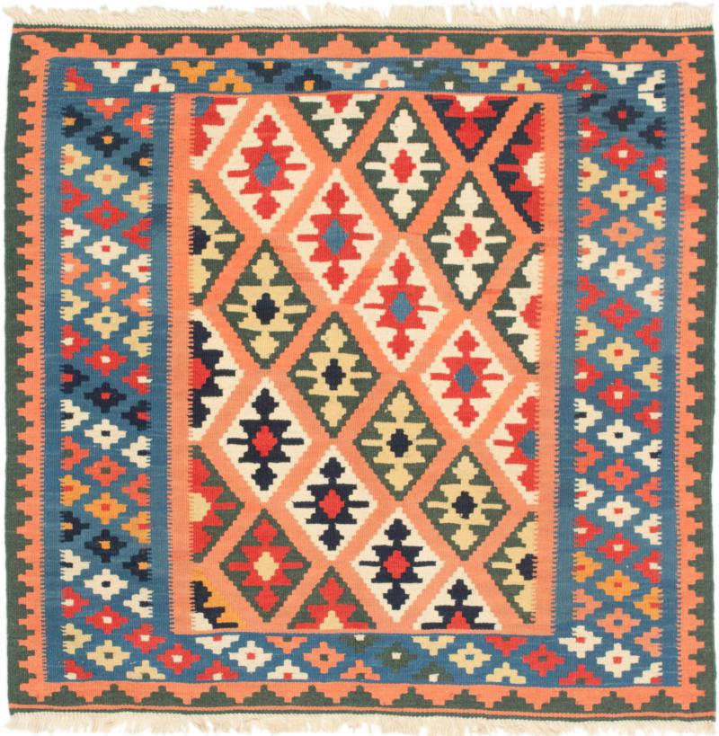 Tapete persa Kilim Fars 104x101 104x101, Tapete persa Tecido à mão