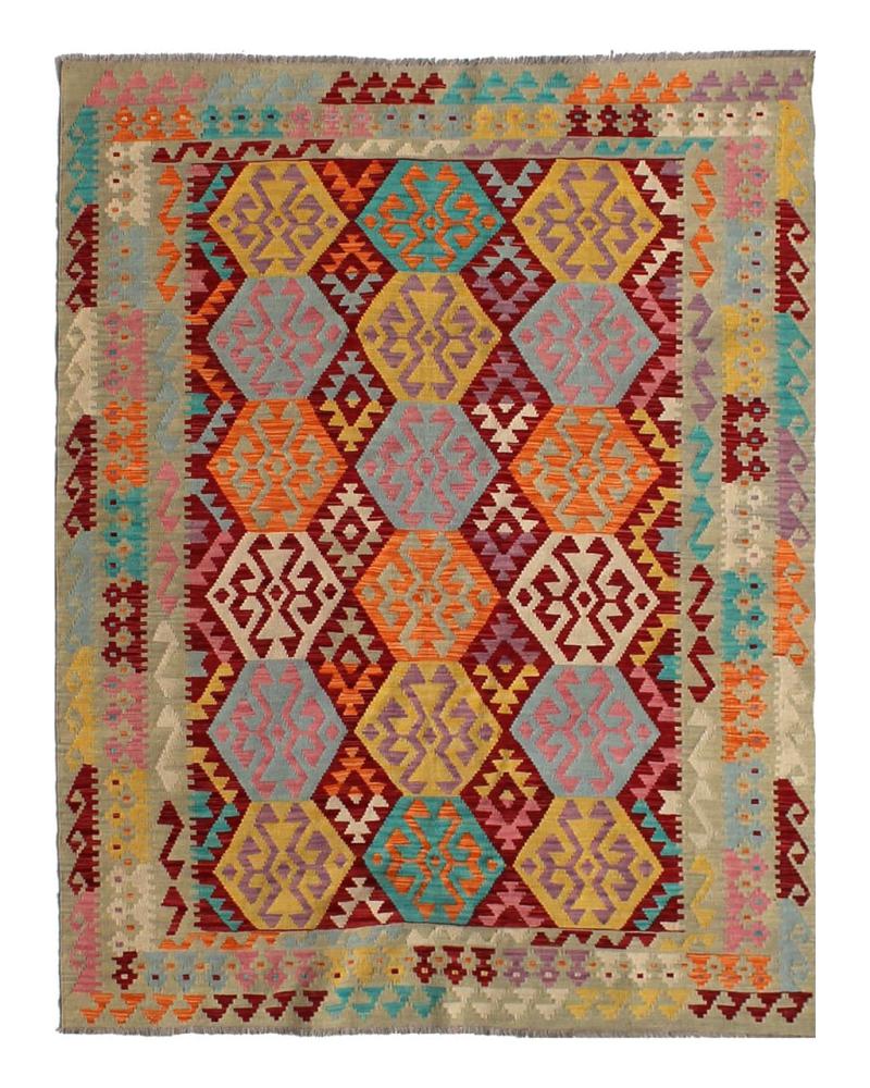 Afghan rug Kilim Afghan 8'2"x5'9" 8'2"x5'9", Persian Rug Woven by hand