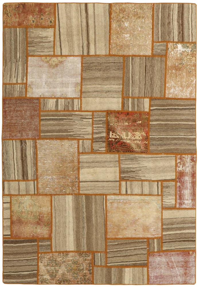 Tapete persa Kilim Patchwork 201x141 201x141, Tapete persa Tecido à mão