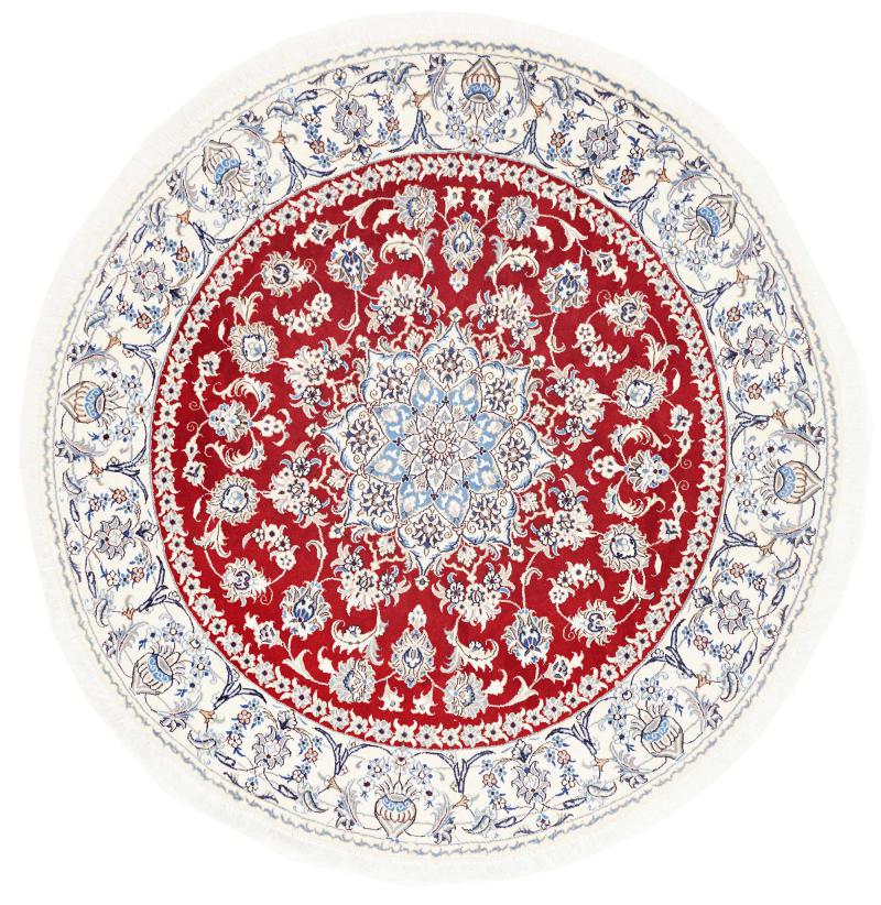 Alfombra persa Nain 194x196 194x196, Alfombra persa Anudado a mano