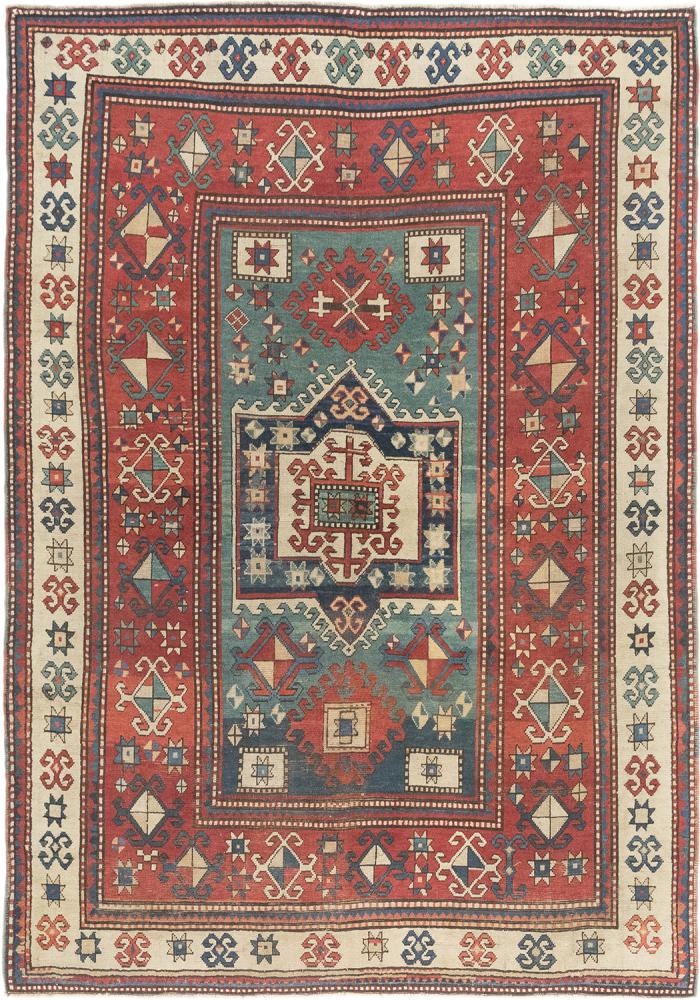 Alfombra rusa Kazak Antiguo 259x183 259x183, Alfombra persa Anudado a mano