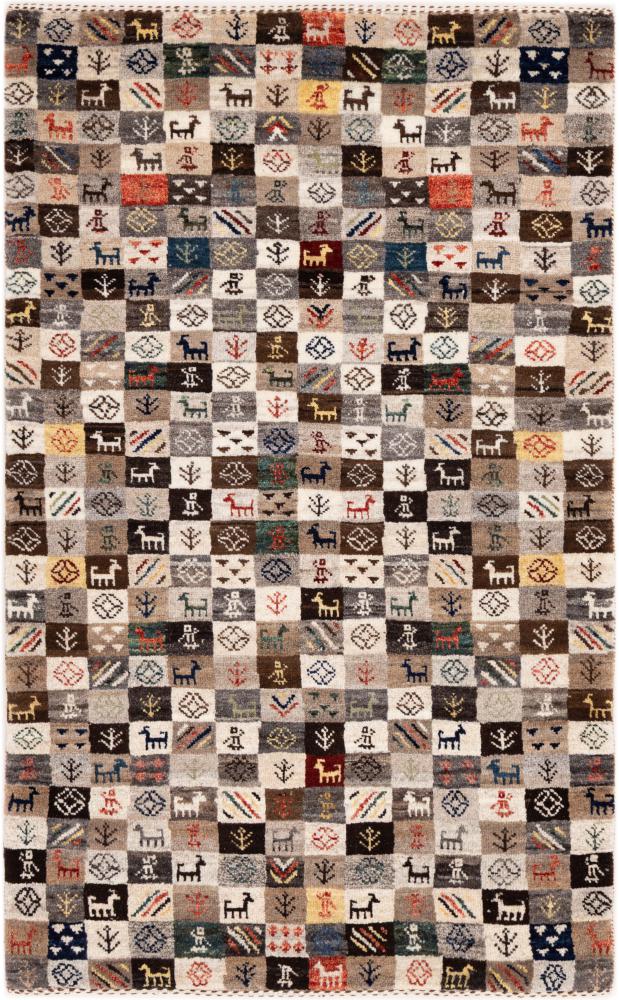 Tapete persa Persa Gabbeh Kashkuli Banafsheh 131x79 131x79, Tapete persa Atado à mão