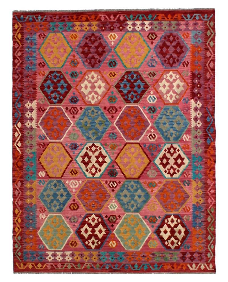 Afghan rug Kilim Afghan 8'1"x5'11" 8'1"x5'11", Persian Rug Woven by hand