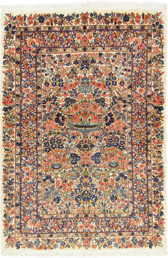 Tapete persa Kerman 147x102 147x102, Tapete persa Atado à mão