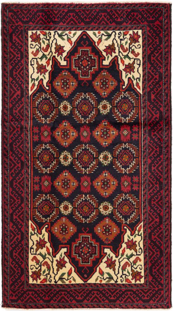 Persian Rug Baluch 193x107 193x107, Persian Rug Knotted by hand